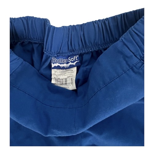 New BUTTER-SOFT Scrub Set Blue XS 4 pocket Scallop Neck 4-Pocket Elastic Waist - Picture 17 of 17