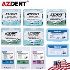 AZDENT Dental Orthodontic Buccal Tubes 1st 2nd Molar Roth MBT 022 /018 Bondable