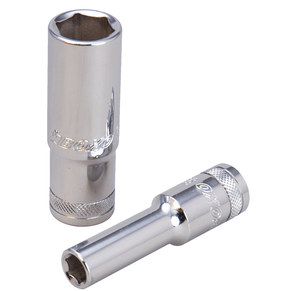 3/8"" Drive Deep Socket 21mm 6 Point 64mm in height. BOXO SK3062-21L