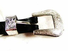 Brand New Western Silvertone Ranger Belt Buckle By 3-D Belt Co. 42016