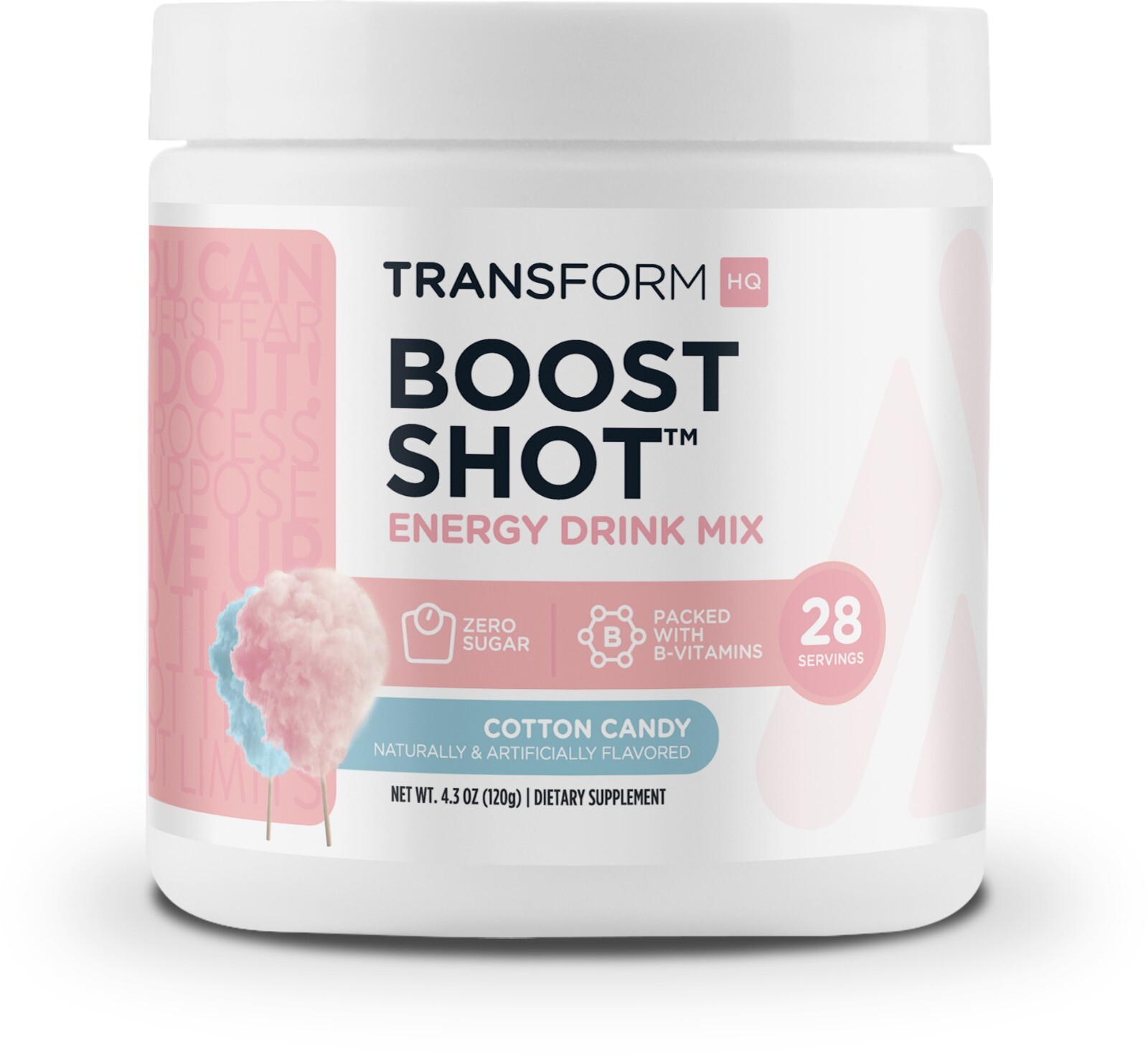 TransformHQ Boost Shot (Сахарная вата) 28 порций- Порошковая добавка
