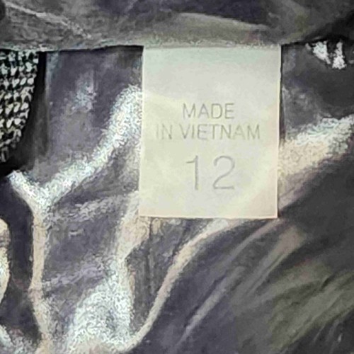 S13 New York Navy Black Quilted Zipper Jacket Puffer Girls Size 12 - Picture 5 of 10