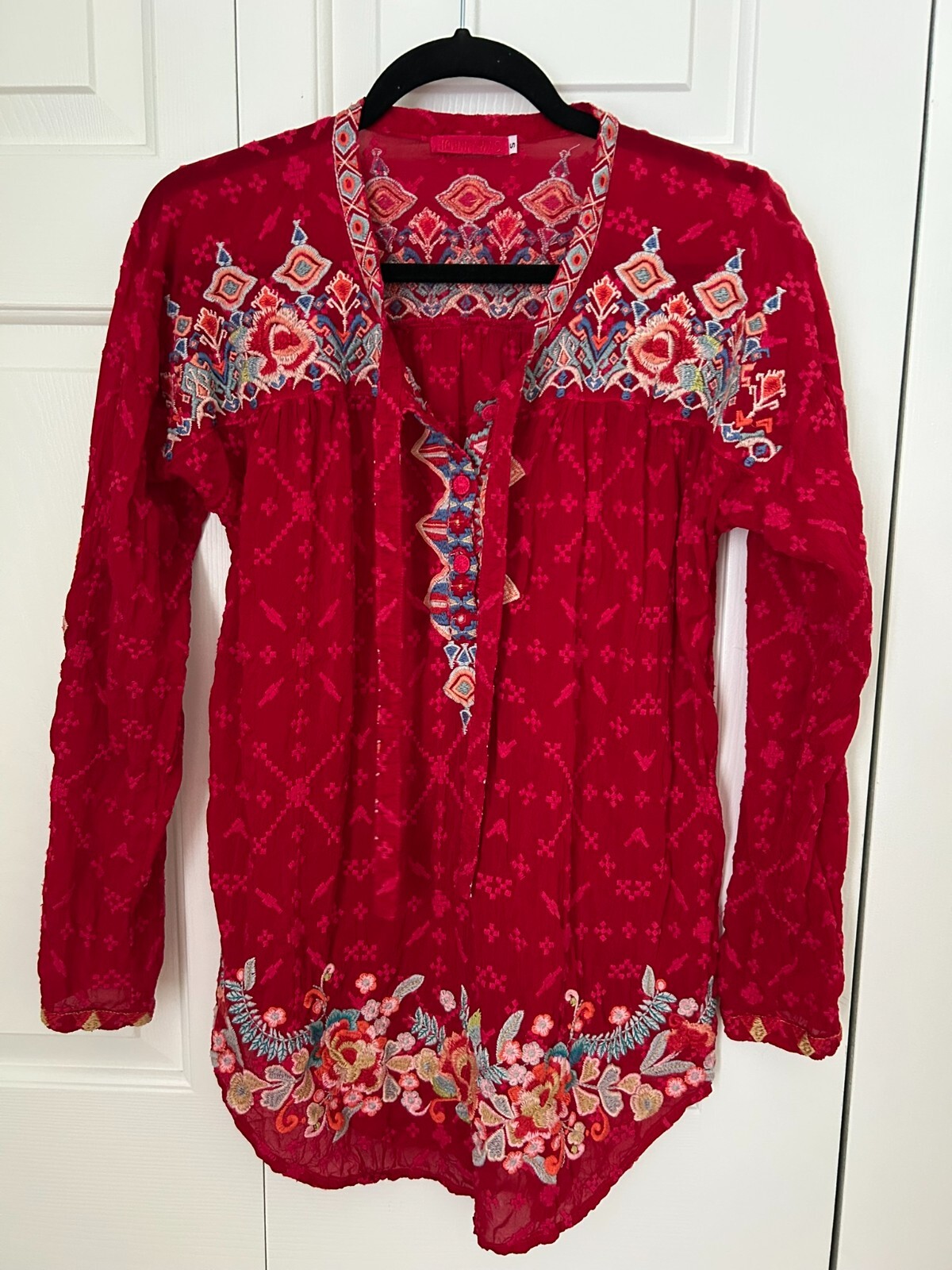 johnny was zado button down top