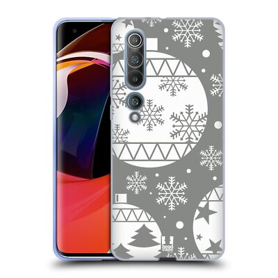 HEAD CASE DESIGNS SILVER HOLIDAY COLLECTION SOFT GEL CASE FOR XIAOMI PHONES