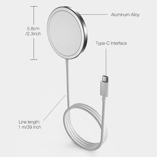 Magnetic Fast Wireless Charger Pad For iPhone 15 14 13 Pro Max Samsung S23 S22 - Picture 9 of 21