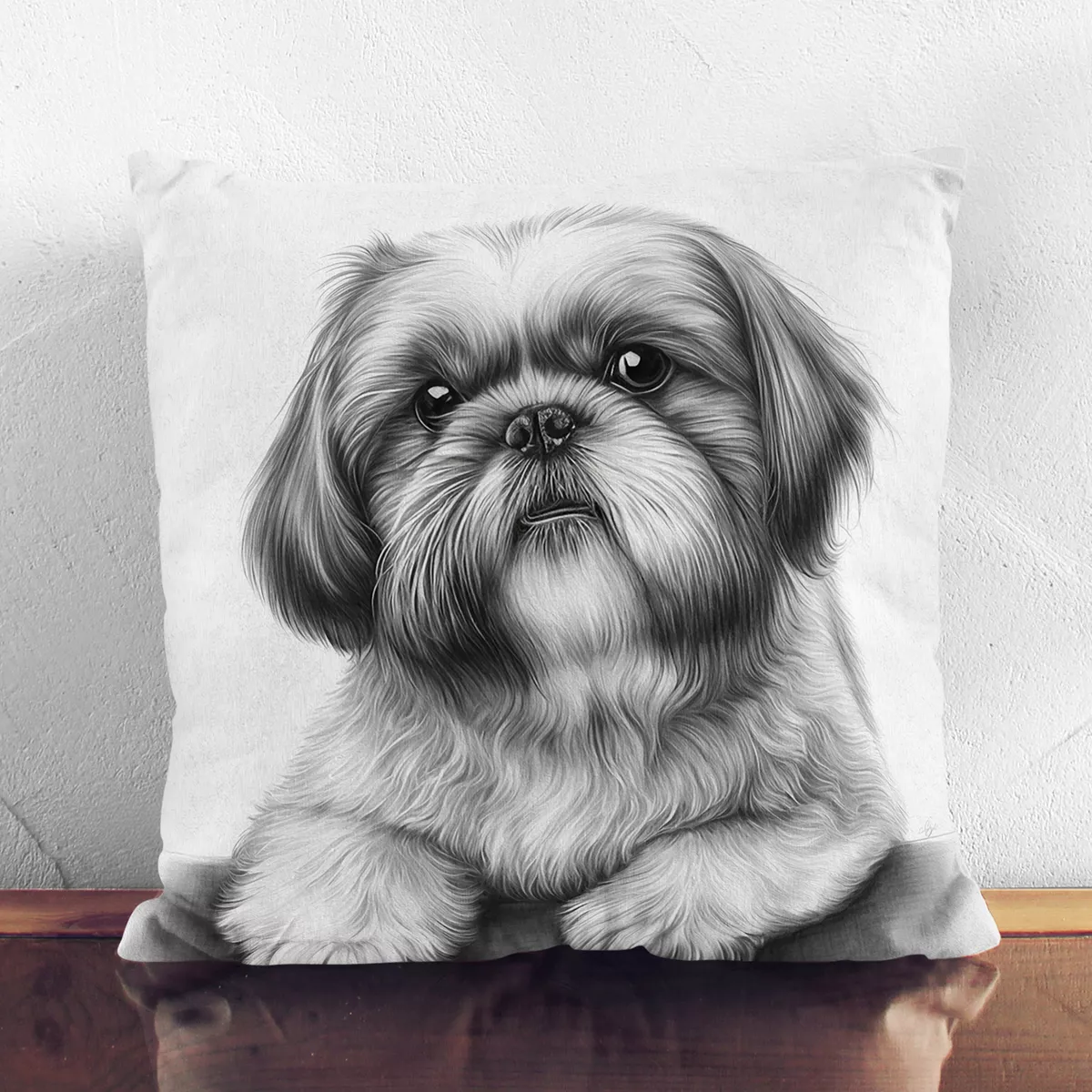 Shih tzu top cushion covers