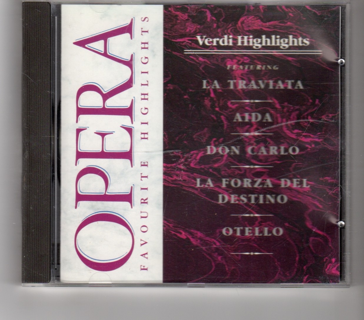 (HP314) Opera Favourite Highlights, Verdi Highlights - CD