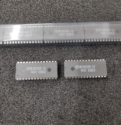 2 Stück/pcs - KM28C64A-15 - SAMSUNG SEC DIP28 - 8Kx8 Bit CMOS EEPROM 28C64