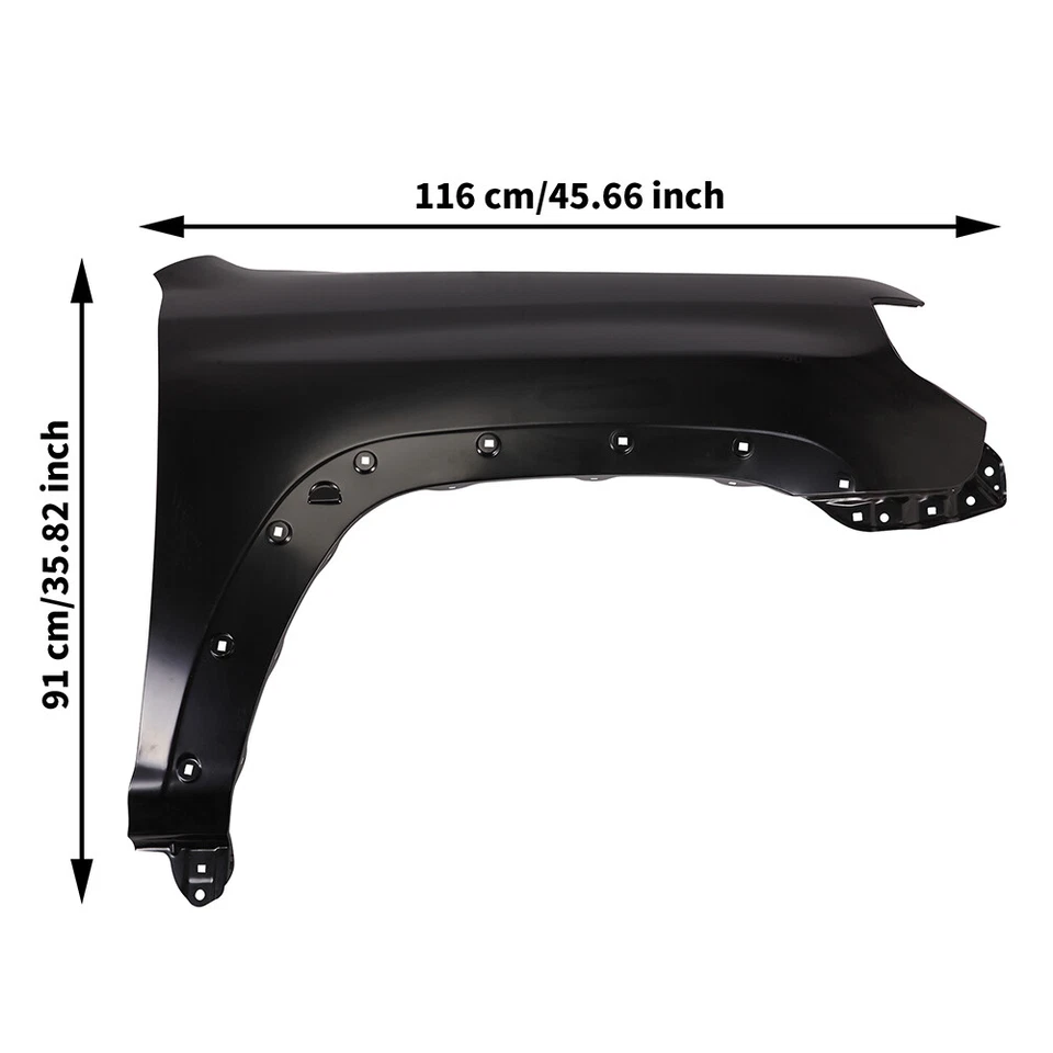 Fenders Front Left and Right Driver & Passenger Side For 10-23 Toyota 4Runner Foto 3 de 4