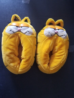 Vintage 80s 1981 Garfield cat comic cartoon house Slippers yellow M 7 8 m28114219817_1.jpg?1745796078 main image 3
