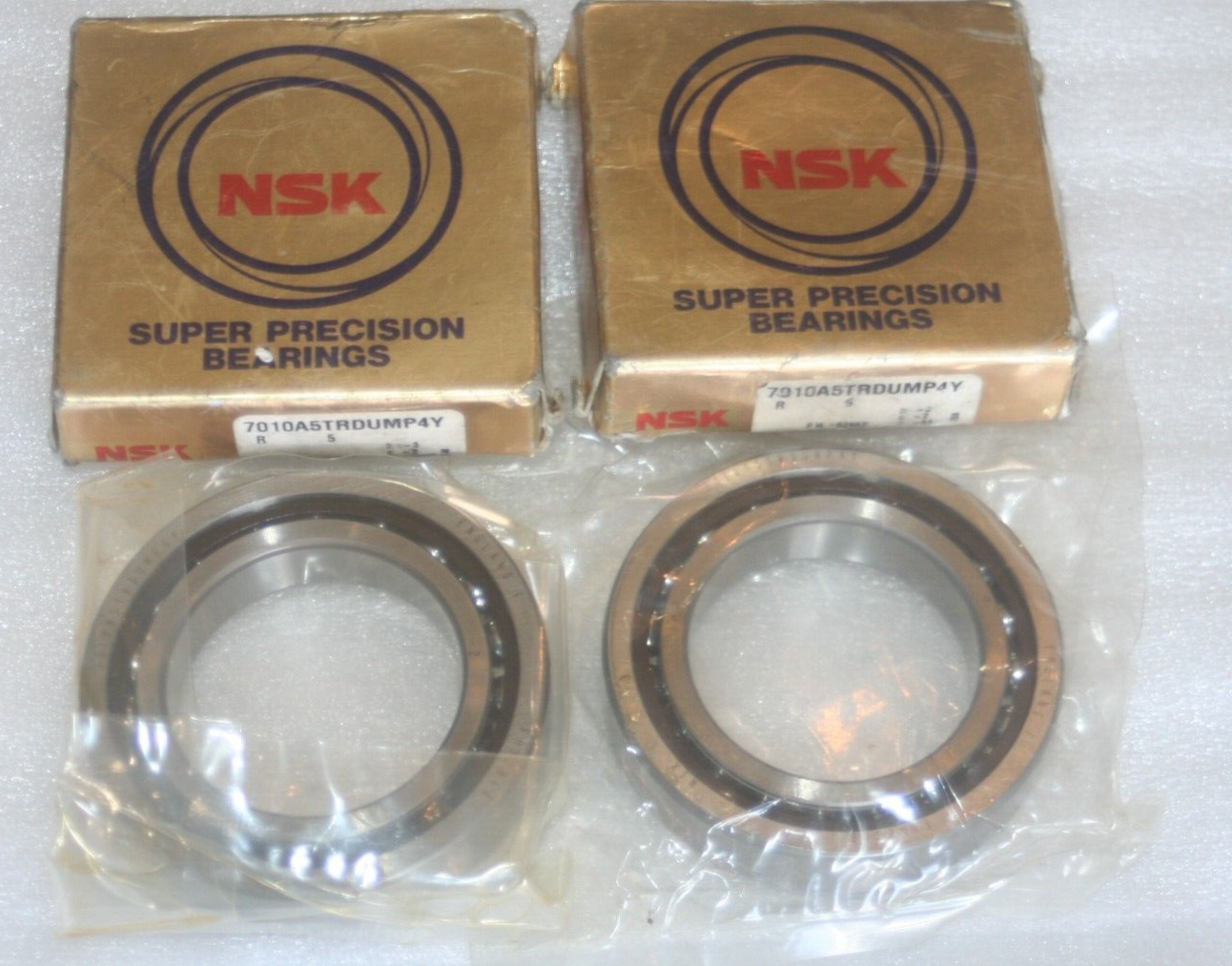 NSK 7207A5TRDULP4Y Super Precision Spindle Bearings | Set Of Two | Abec-7, Made In Japan