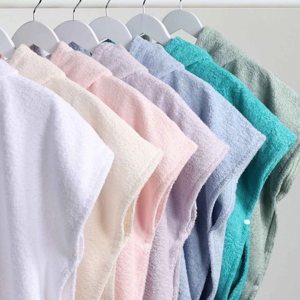 Lyron Algodón Terry Unisex Niños Toalla de Baño con Capucha Poncho Bata para Niños y Niñas Foto 2 de 2