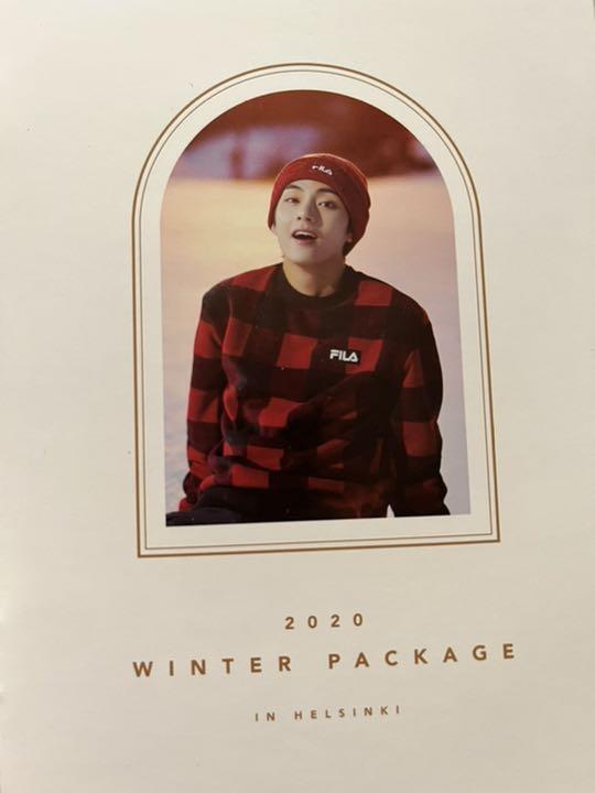 BTS テヒョン 2020 ウィンパケ dvd BTS V Taehyung Official 2020 Winter Package in Helsinki DVD