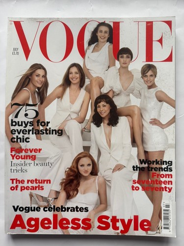 🌟 VOGUE UK Juli 2007 - Lily Cole Cover - British Edition -