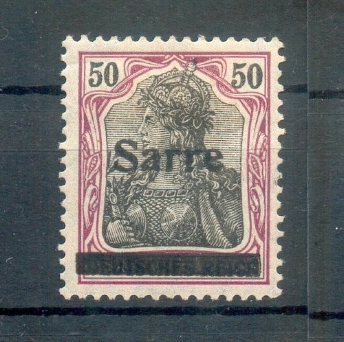 Saar 13Y Card!! * MH BPP 26EUR (70982