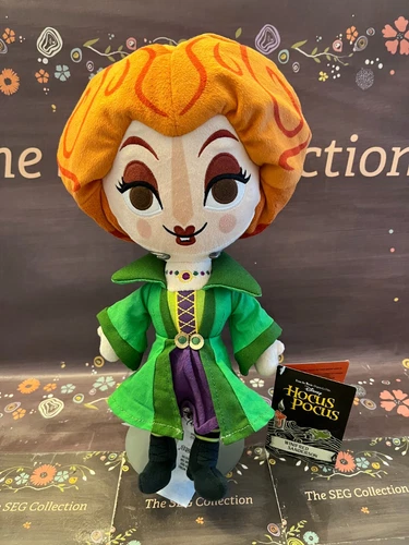Disney Hocus Pocus 12" Plush Winifred Sanderson Sister New With Tags NWT