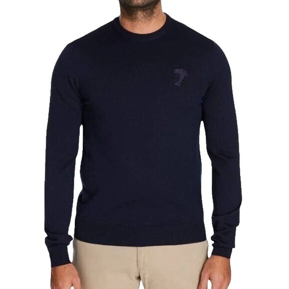 Versace Collection Regular Size L Wool Sweaters for Men