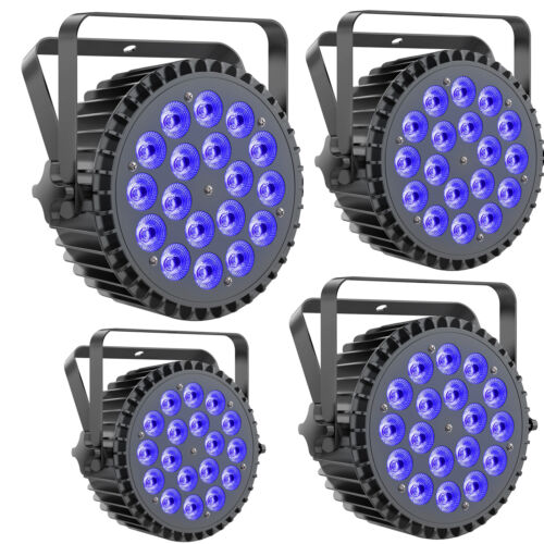 270W RGBWA+UV 18 LED Par Strahler 6in1 Bühnenlicht DMX Lichteffekte Partylicht - Bild 21 von 26