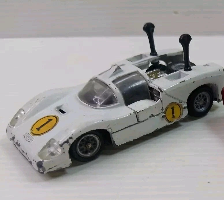 De colección Hot Wheels Sputafuoco Chaparral Nº6606 Italia Blanco Gran-Torso Foto 3 de 4