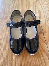 Black Tap Shoes Danshuz Girls Size 9.5 M