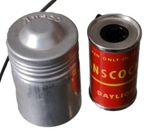 Vintage Ansco Metal Box 1950s Aluminum Photo Film