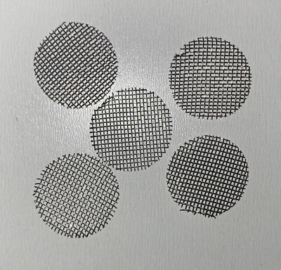 Pfeifensiebe/ Einlegesiebe / Pipe Screens / Siebe 20mm / 5 X 5St / 3 Sorten