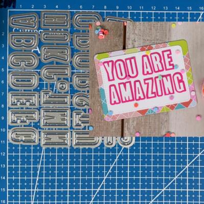 Letter Metal Cutting Dies Scrapbooking Album Embossing Paper Card Stencil Crafts