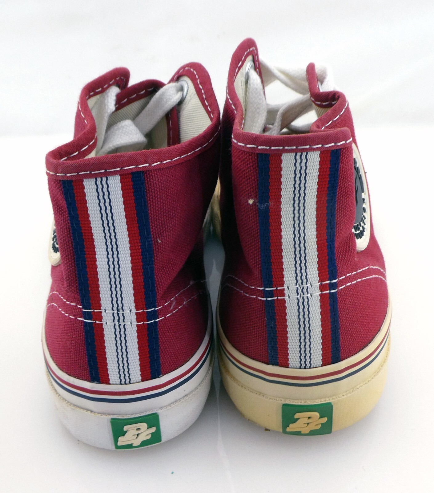 PF Flyers Shoes Center Reissue Hi Fuschia Pink/Red Sneakers Womens 6.5