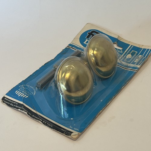 Vintage Franklin Mfg BRASS FINISH Door Knob UNUSED NEW USA Adjustable to door - Picture 13 of 16