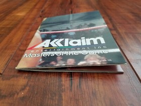 WWF WrestleMania (Nintendo - NES, 1988) - Poster Inserto Hulk Hogan - Autentico