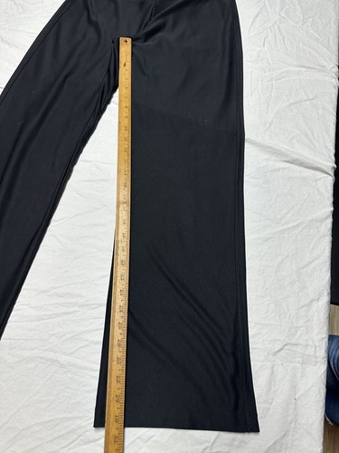 Nike Womens Fit Dry Medium 8-10 Straight Leg Tech Embroidered Black Athletic - Picture 5 of 7