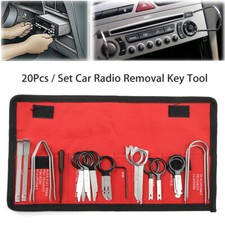 20Pcs Professional Car Radio Stereo Audio CD Player Removal Install Key Tool Kit