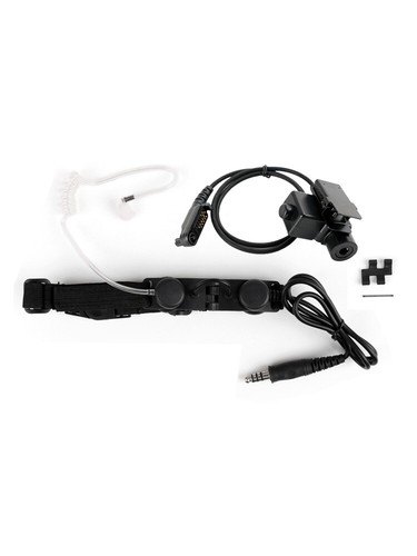Z-Tactical Throat Mic Adjustable Headset pour Hytera PD600 PD602 PD602g PD605 - Zdjęcie 11 z 14