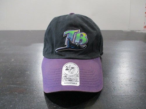 Tampa Bay Rays Hat Cap Strap Back Black 