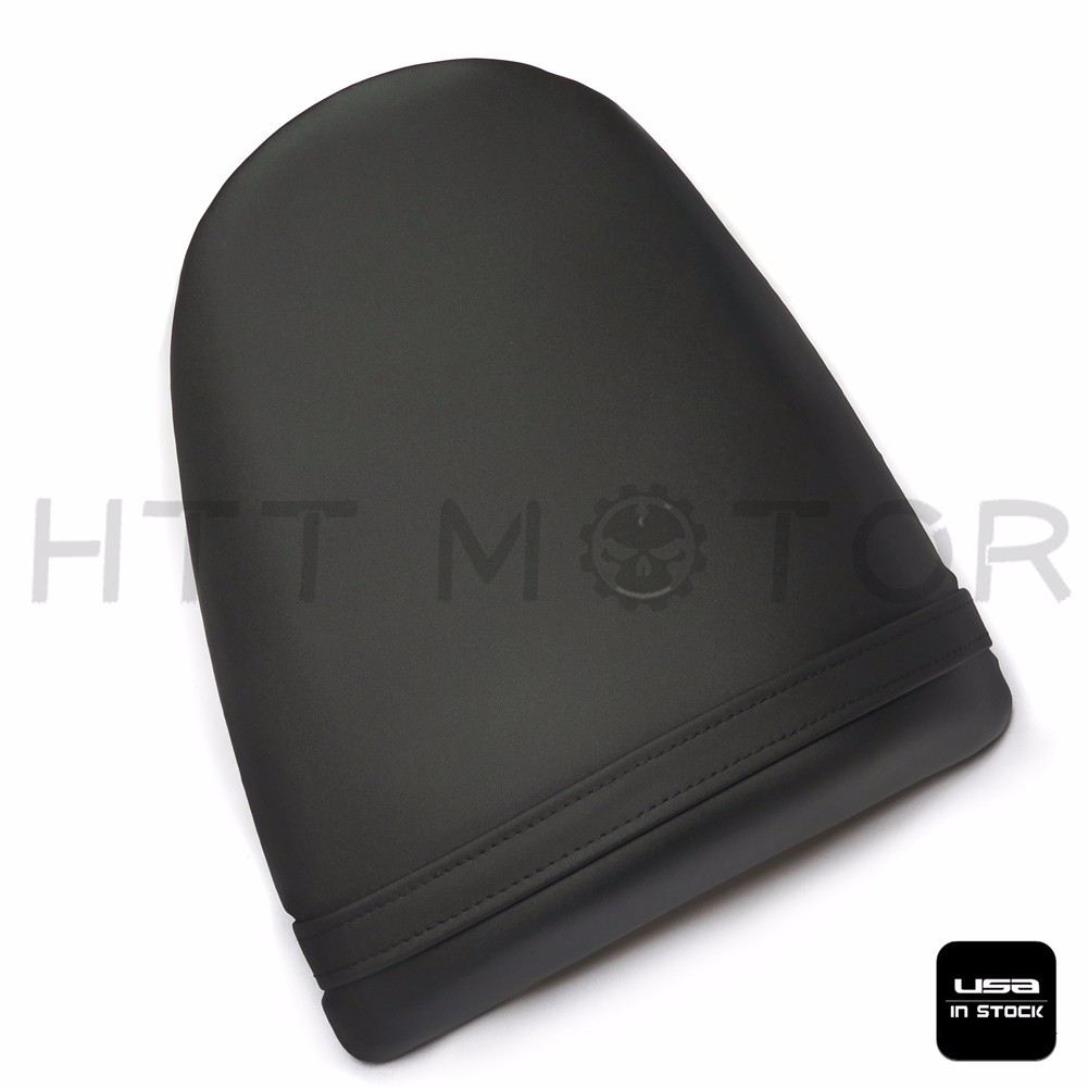 Black Leather Passenger Back Rear Seat Pillion For 03-04 Kawasaki