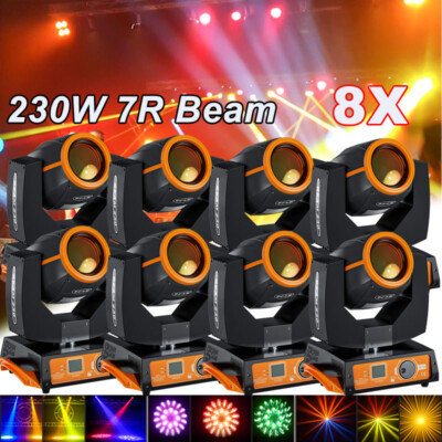 230W 7R Beam Zoom Moving Head Light Sharpy 24 Prism DMX Stage Bar Disco Lighting