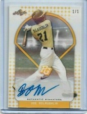 Joe McLaughlin Auto 1/1 Yellow Shimmer 2018 Leaf Perfect Game #BA-JM2 (Tigers)