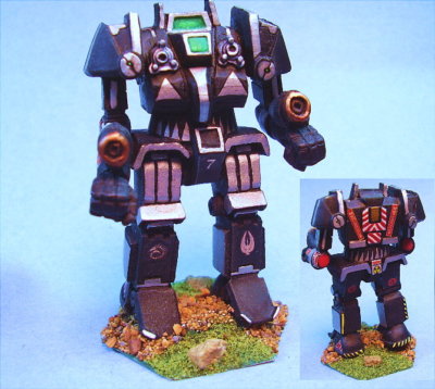 Battletech painted Warlord battlemech SGB