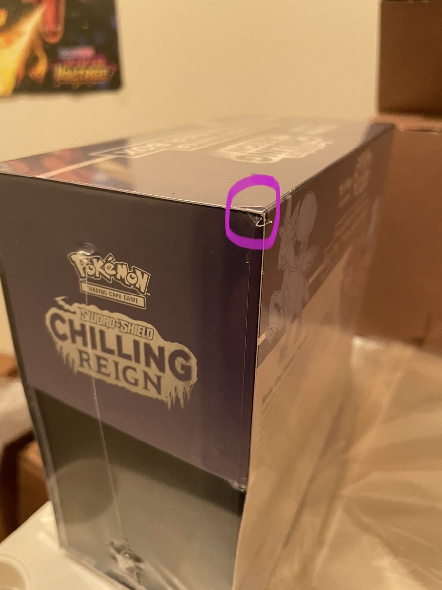 ポケモンカードゲーム　CHILLING REIGN 未開封box Pokemon Sword & Shield Chilling Reign Booster Box | Steel