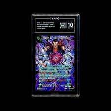 ETIQUETA 10 Dragon Ball Super 17, Onyx Lightning BT20-073 Potencia Absorbida SPR