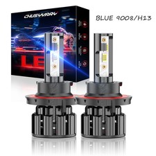 PAIR H13 9008 LED Headlight Bulbs for Ford F150 2004-2014 High Low Beam 8000k
