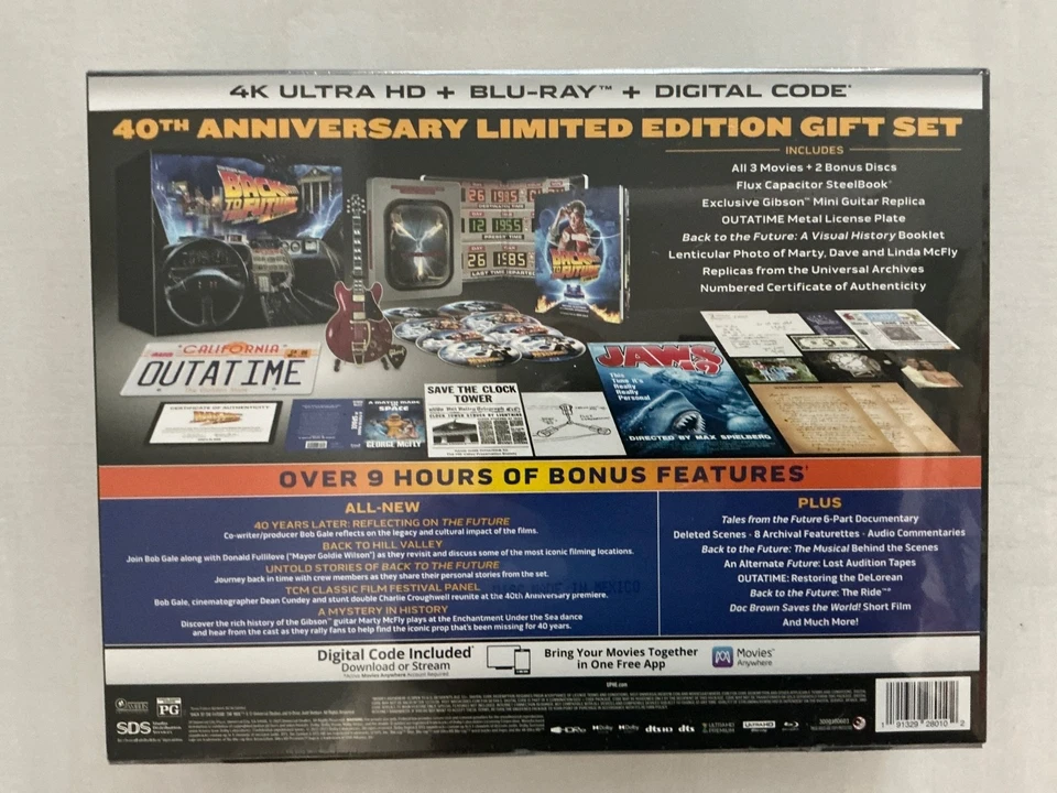 Brand new Back to the Future 40th Anniversary 4K Trilogy Steelbook Gift Set - Image 2 of 2