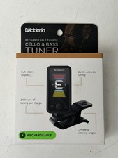 D'Addario Rechargeable Eclipse Cello Bass Tuner PWCT28