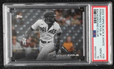 2022 Topps Black & White Background Color 8/49 Fernando Tatis Jr #28 1gh7