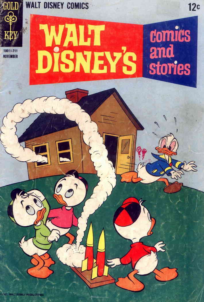 Walt Disney Comics and Stories 326 FN Gold Key Nov 1967 Donald Duck
