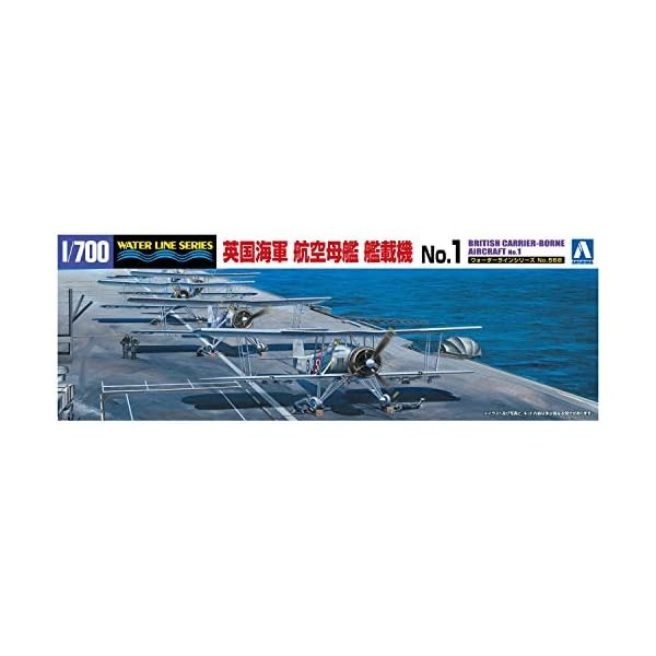 Aoshima 1/700 No.568 BRITISH CARRIER-BORNE AIRCRAFT No.1 Kit Japan +Trac