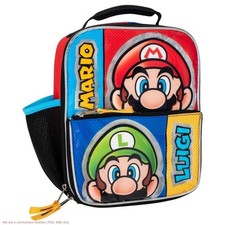 Nintendo Super Mario Lunch Tote - Mario and Luigi