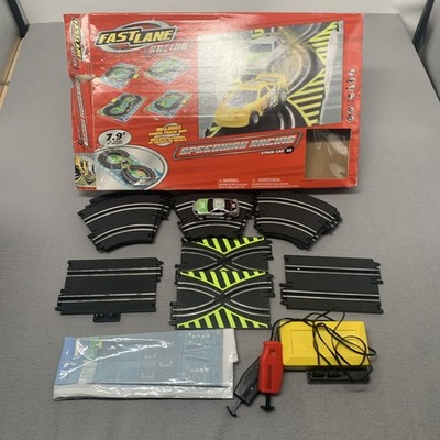 Fast Lane Racing 1/43 Race Track Kit Mat Tracks 2 Controllers 1 Car Only