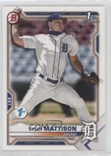 2021 Bowman Draft 1st Edition Tyler Mattison #BD-58 5j8