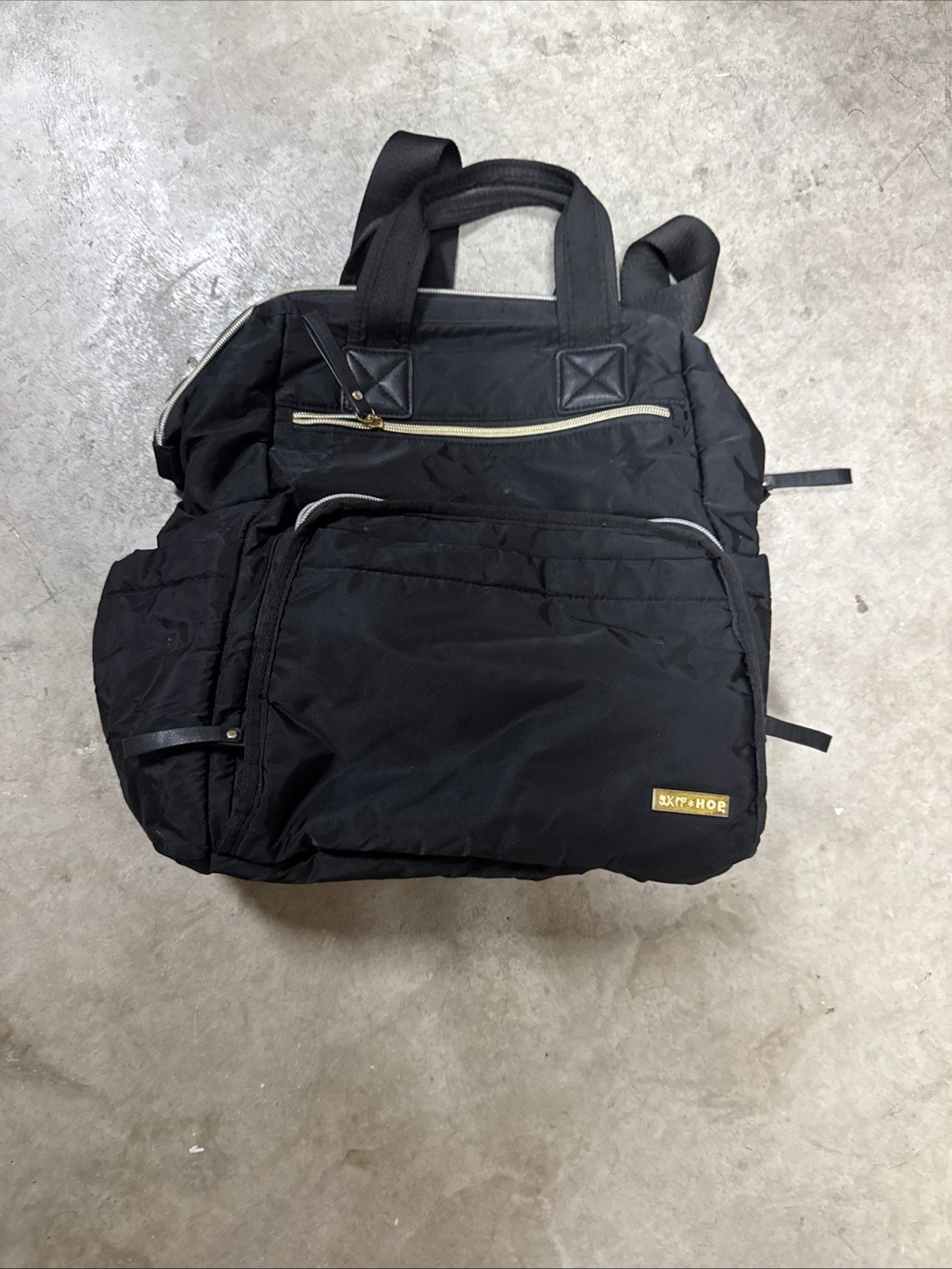 Skip Hop Mainframe Wide Open Diaper Backpack - Baby- Bottle 